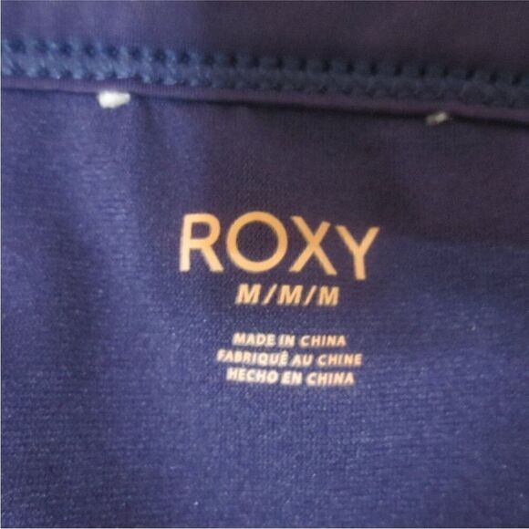 Roxy Navy Tropical/ Floral Bikini Bottoms - Picture 4 of 4